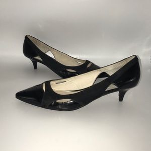 MICHAEL KORS Black Patent Leather Pointy Pumps